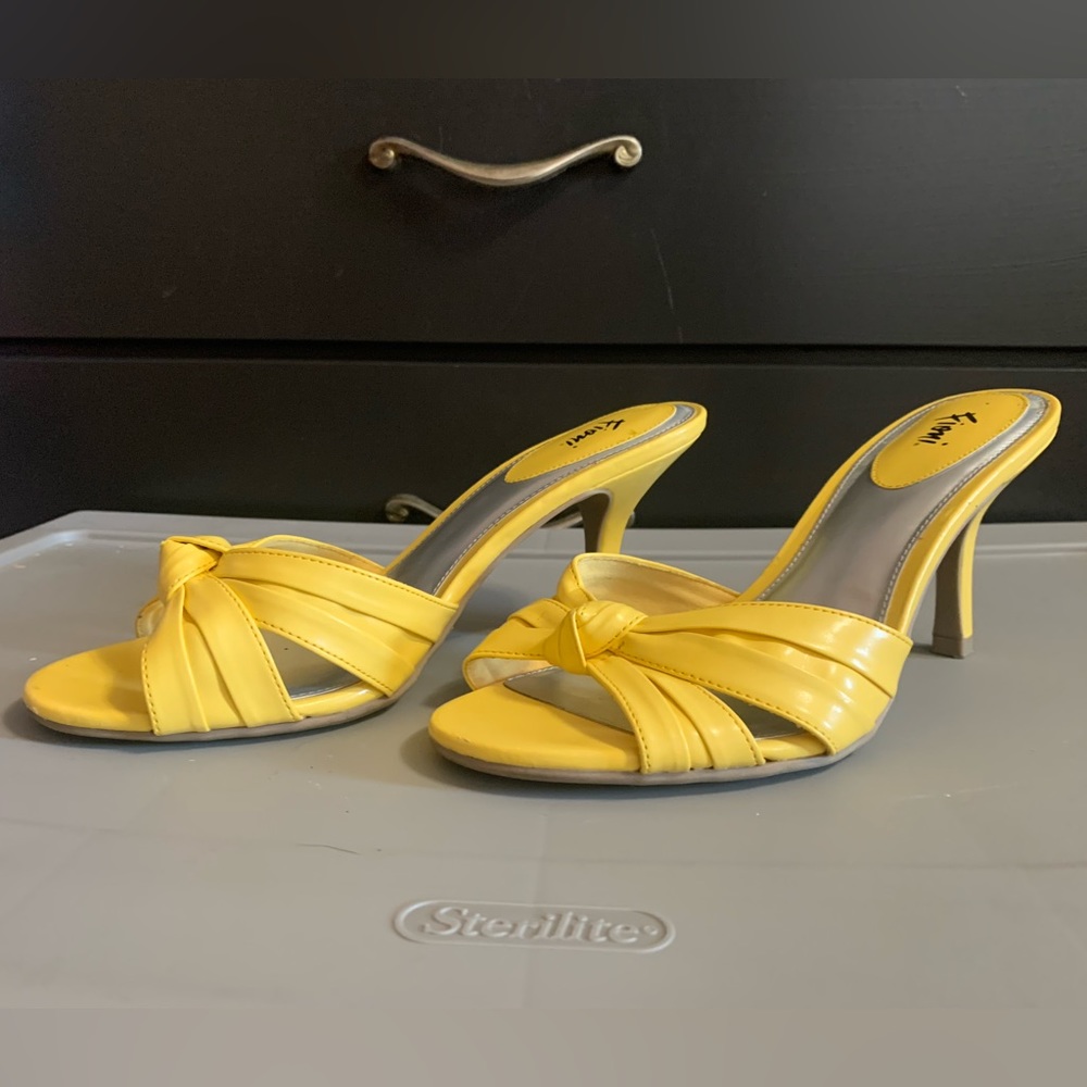 Yellow heels